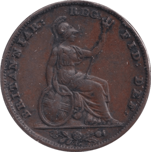 1840 FARTHING ( GVF ) - Farthing - Cambridgeshire Coins