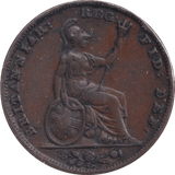 1840 FARTHING ( GVF ) - Farthing - Cambridgeshire Coins