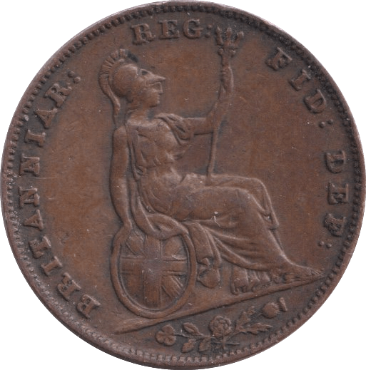 1840 FARTHING ( VF ) - Farthing - Cambridgeshire Coins