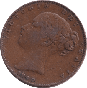 1840 FARTHING ( VF ) - Farthing - Cambridgeshire Coins