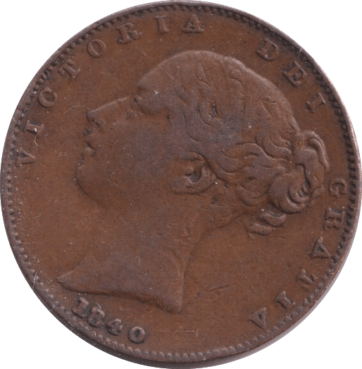 1840 FARTHING ( VF ) - Farthing - Cambridgeshire Coins