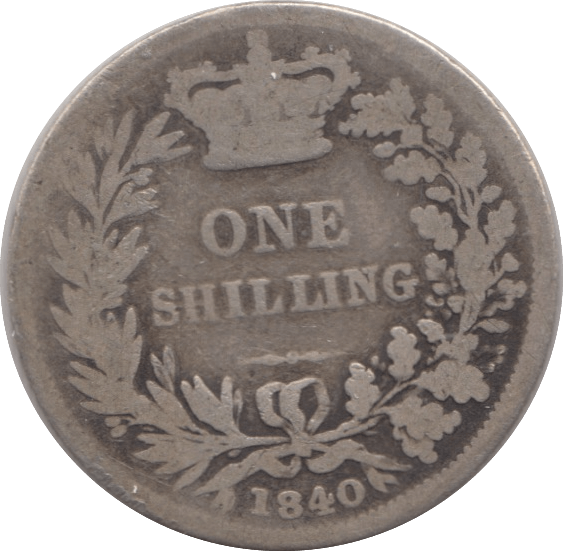 1840 SHILLING (FAIR) 2 - ONE SHILLING - Cambridgeshire Coins