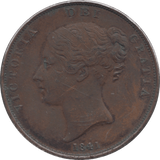 1841 PENNY ( EF ) 2 - Penny - Cambridgeshire Coins