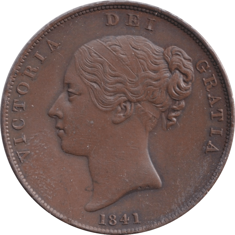 1841 PENNY ( EF ) - Penny - Cambridgeshire Coins