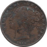 1842 FARTHING ( VF ) 1 - Farthing - Cambridgeshire Coins