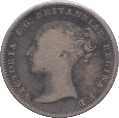 1842 FOURPENCE ( FINE ) - Fourpence - Cambridgeshire Coins