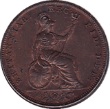 1843 FARTHING ( EF ) - Farthing - Cambridgeshire Coins