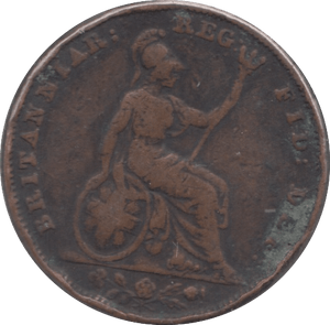 1843 FARTHING ( GF ) 14 - Farthing - Cambridgeshire Coins