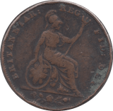 1843 FARTHING ( GF ) 14 - Farthing - Cambridgeshire Coins