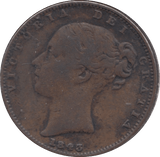 1843 FARTHING ( GF ) 1 - Farthing - Cambridgeshire Coins