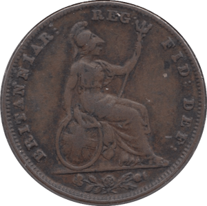 1843 FARTHING ( GF ) 1 - Farthing - Cambridgeshire Coins