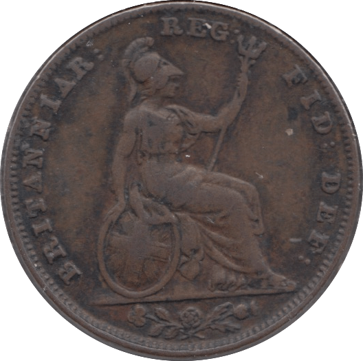 1843 FARTHING ( GF ) 1 - Farthing - Cambridgeshire Coins