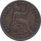 1843 FARTHING ( GF ) 1 - Farthing - Cambridgeshire Coins