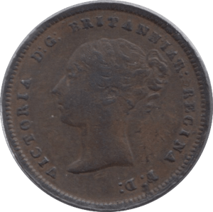 1843 HALF FARTHING ( GVF ) - Farthing - Cambridgeshire Coins