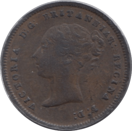 1843 HALF FARTHING ( GVF ) - Farthing - Cambridgeshire Coins