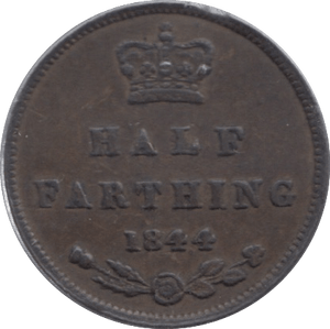 1843 HALF FARTHING ( GVF ) - Farthing - Cambridgeshire Coins