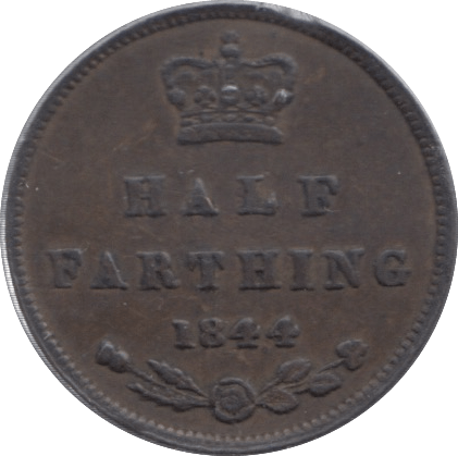 1843 HALF FARTHING ( GVF ) - Farthing - Cambridgeshire Coins