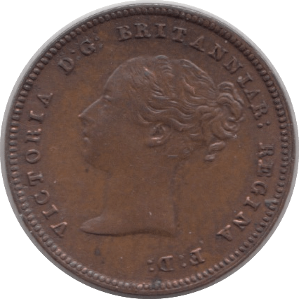 1843 HALF FARTHING ( UNC ) - Cambridgeshire Coins