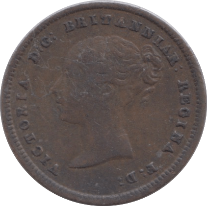 1843 HALF FARTHING ( VF ) - Half Farthing - Cambridgeshire Coins