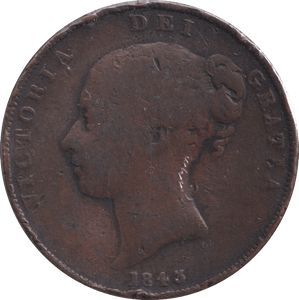 1843 PENNY ( FAIR ) - PENNY - Cambridgeshire Coins