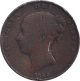 1843 PENNY ( FAIR ) - PENNY - Cambridgeshire Coins