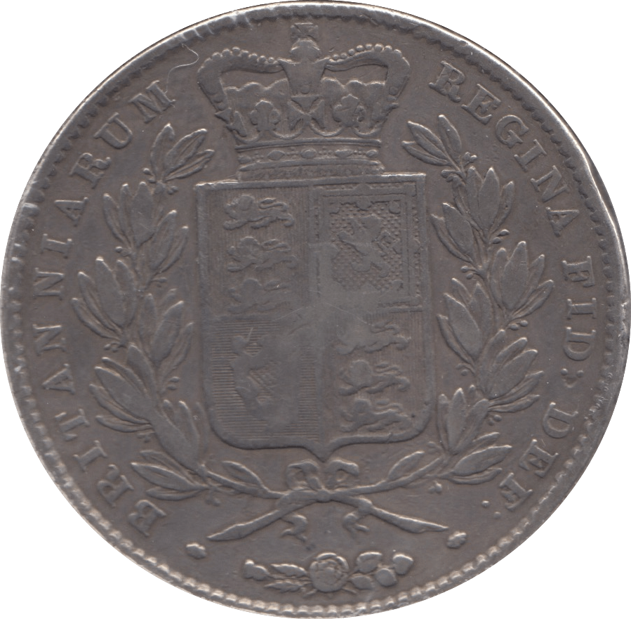 1844 CROWN ( FINE ) 18 - CROWN - Cambridgeshire Coins