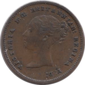 1844 HALF FARTHING ( EF ) 6 - Farthing - Cambridgeshire Coins