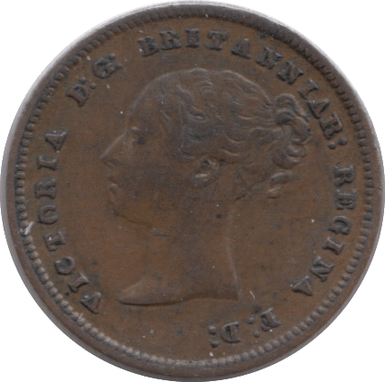 1844 HALF FARTHING ( EF ) 6 - Farthing - Cambridgeshire Coins