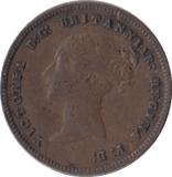 1844 HALF FARTHING ( EF ) - Half Farthing - Cambridgeshire Coins