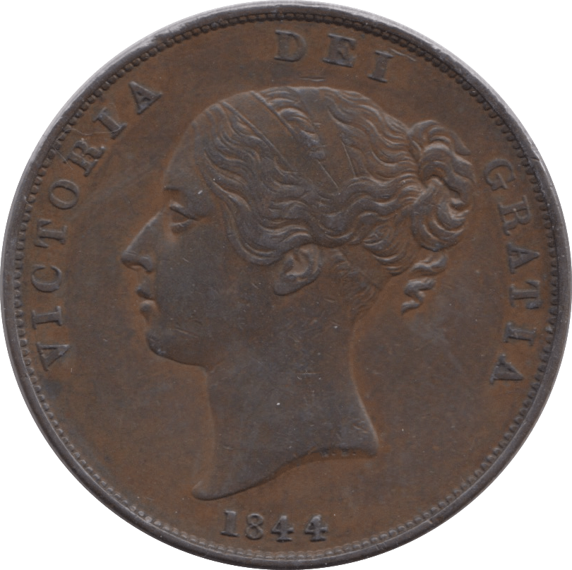 1844 PENNY ( EF ) - Penny - Cambridgeshire Coins