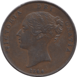 1844 PENNY ( EF ) - Penny - Cambridgeshire Coins