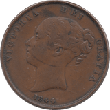 1844 PENNY ( VF ) - Penny - Cambridgeshire Coins