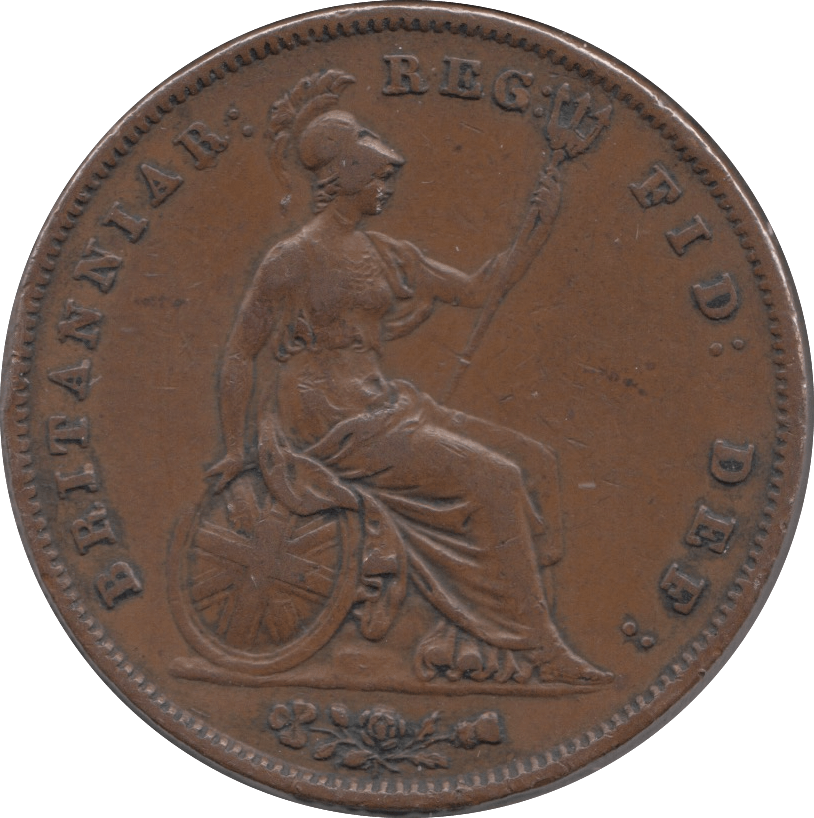 1844 PENNY ( VF ) - Penny - Cambridgeshire Coins