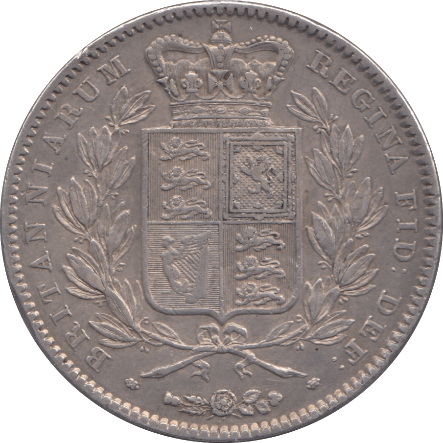 1845 CROWN ( EF ) STAR - Crown - Cambridgeshire Coins