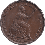 1845 FARTHING ( EF ) - Farthing - Cambridgeshire Coins