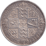 1847 CROWN ( EF ) - Crown - Cambridgeshire Coins