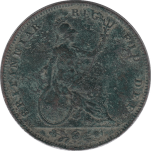 1847 FARTHING ( FINE ) - Farthing - Cambridgeshire Coins