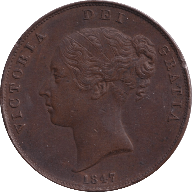 1847 PENNY ( EF ) - Penny - Cambridgeshire Coins