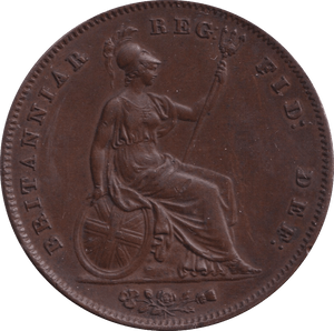 1847 PENNY ( EF ) - Penny - Cambridgeshire Coins