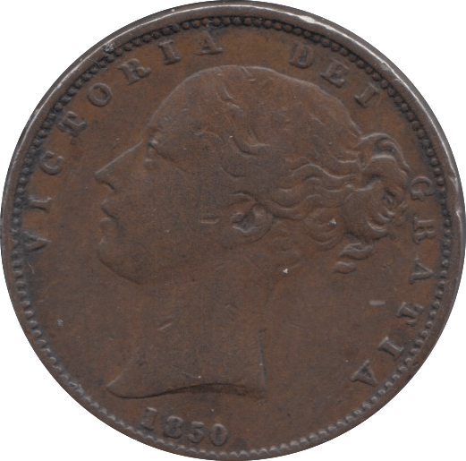 1850 FARTHING ( GVF ) 1 - Farthing - Cambridgeshire Coins