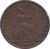 1850 FARTHING ( GVF ) 1 - Farthing - Cambridgeshire Coins