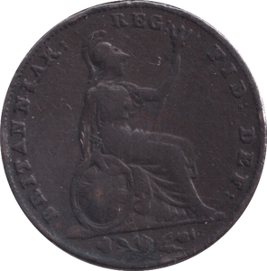 1853 FARTHING ( VF ) - Farthing - Cambridgeshire Coins