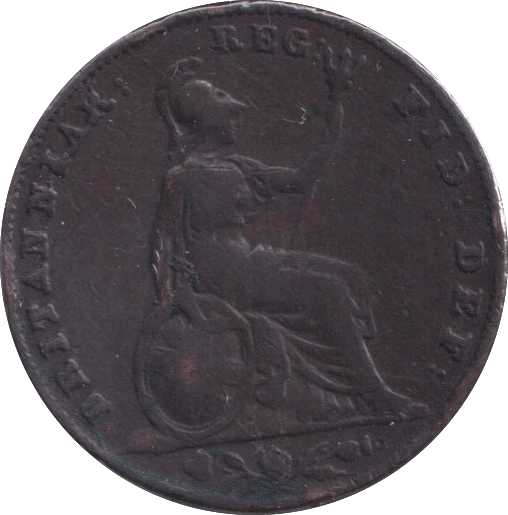 1853 FARTHING ( VF ) - Farthing - Cambridgeshire Coins