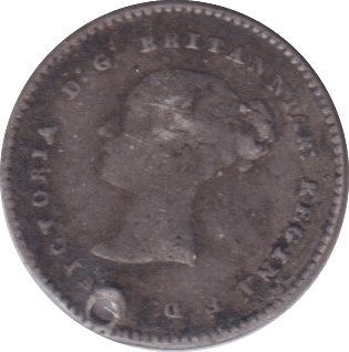 1853 MAUNDY TWOPENCE ( F ) HOLED - MAUNDY TWOPENCE - Cambridgeshire Coins