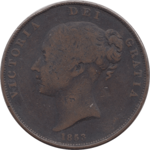 1853 PENNY ( FAIR ) 8 - Penny - Cambridgeshire Coins