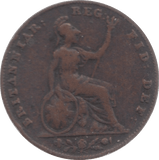 1854 FARTHING ( NF ) 4 - Farthing - Cambridgeshire Coins