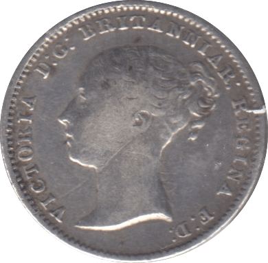 1854 FOURPENCE ( GF ) 7 - Fourpence - Cambridgeshire Coins