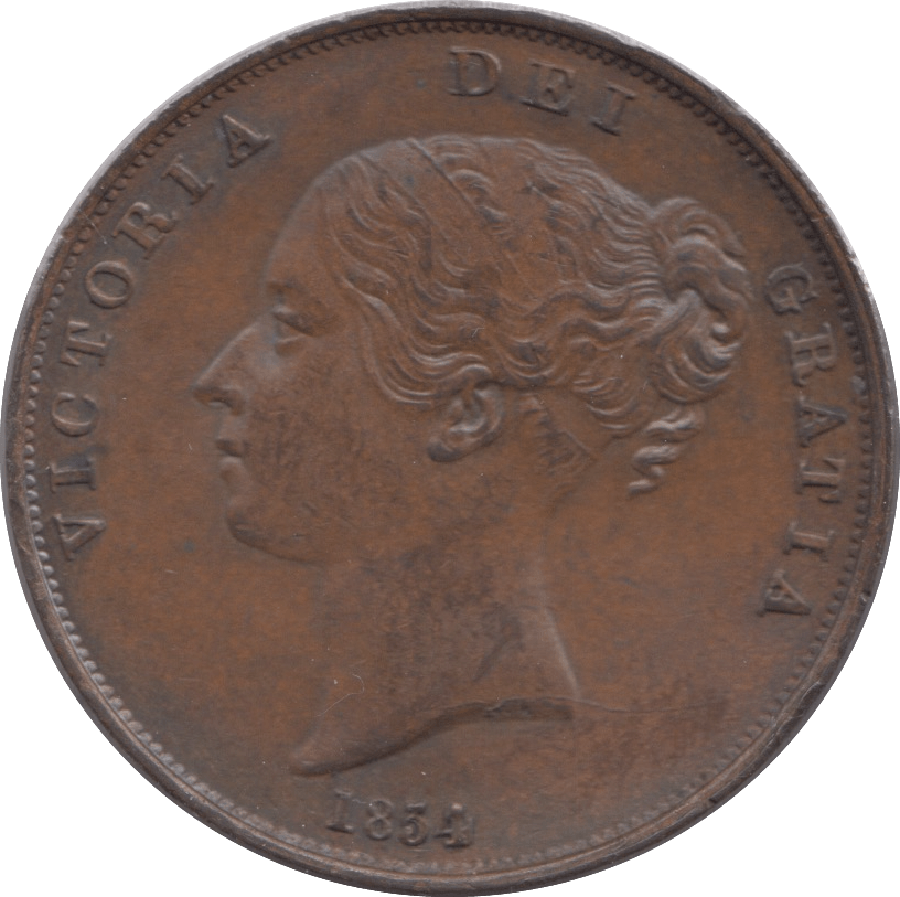 1854 PENNY ( AUNC ) - Penny - Cambridgeshire Coins