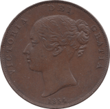 1854 PENNY ( EF ) 8 - Penny - Cambridgeshire Coins