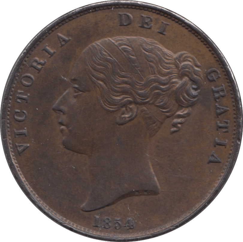 1854 PENNY ( EF ) - Penny - Cambridgeshire Coins